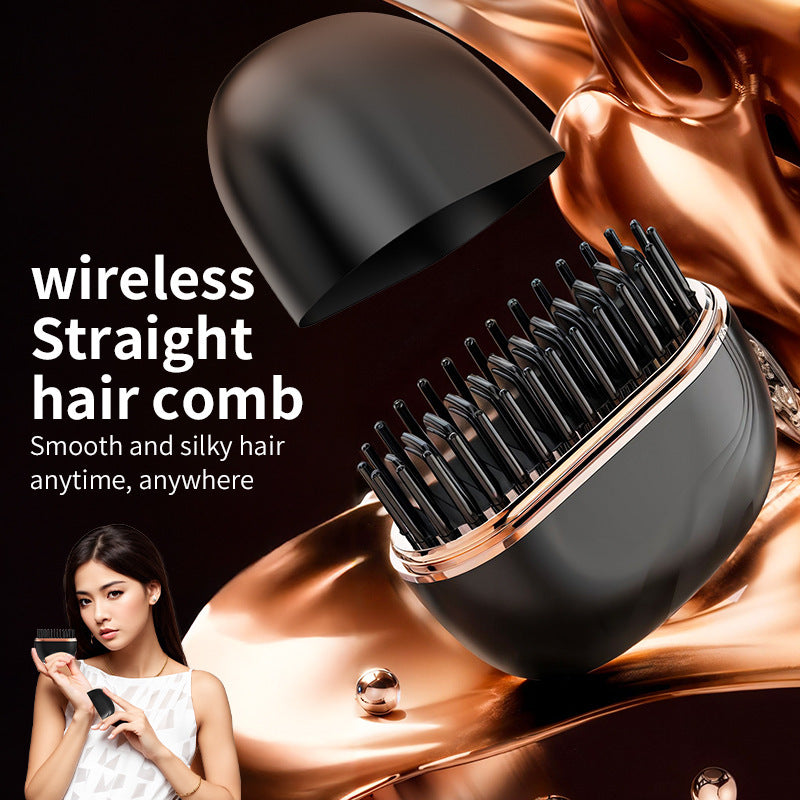 Mini Portable Cordless Hair Straightening Comb
